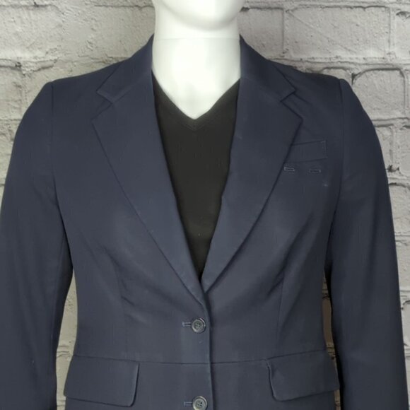 US Airways by Stan Herman Jackets & Blazers - US Airways Navy Blue Women's Suit, Poly Wool Blend, Size 4